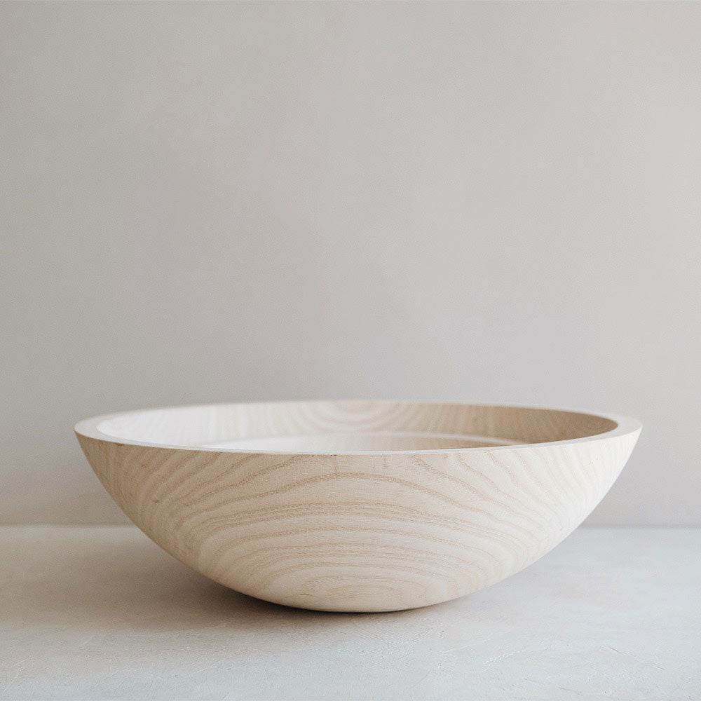 Wooden Bowl - Whitewash Ash