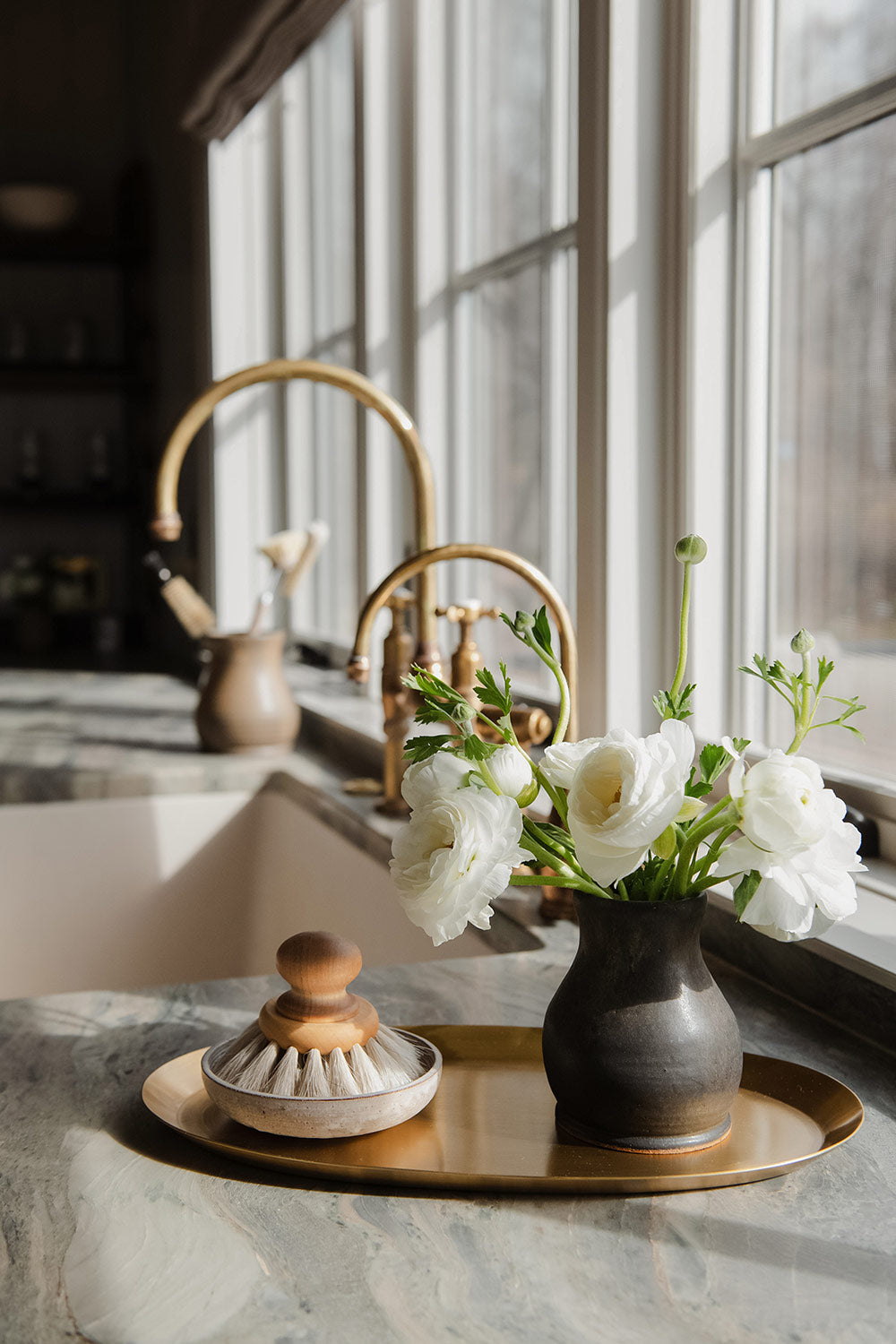 Oval Brass Tray - Medium
