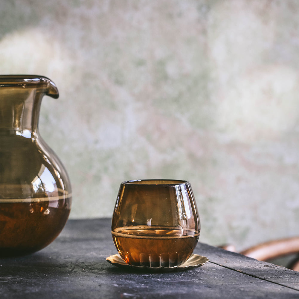 Shorty Recycled Glass - Amber