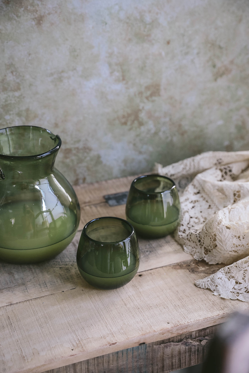 Shorty Recycled Glass - Olive