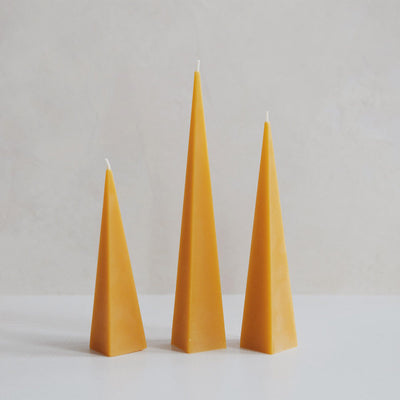 Beeswax Peak Candle Set