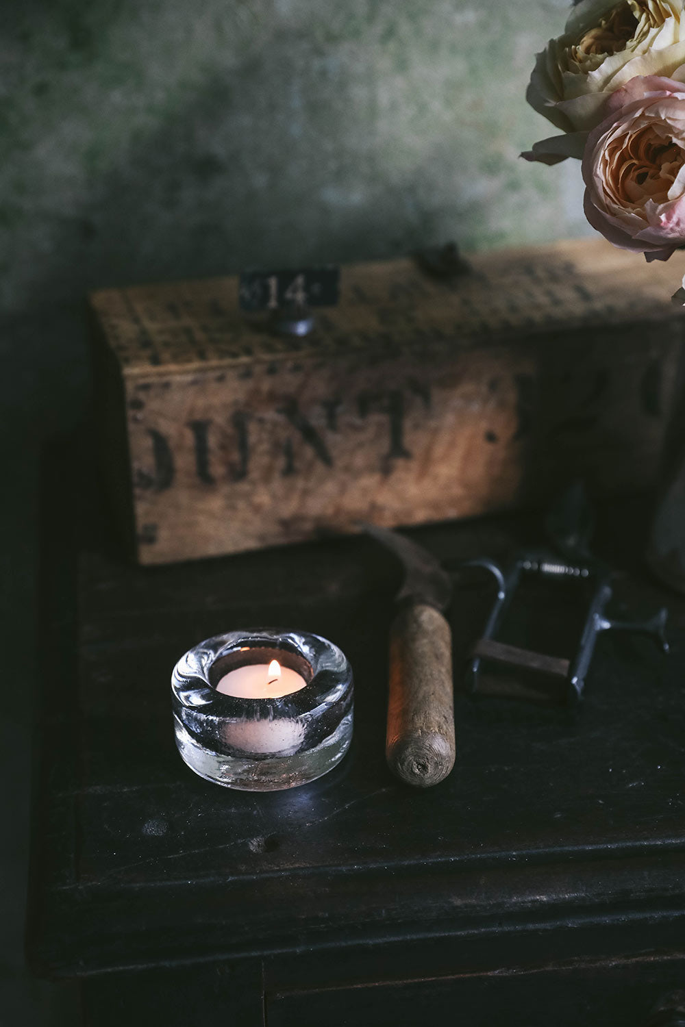 Blown Glass Tealight Holder