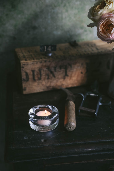 Blown Glass Tealight Holder