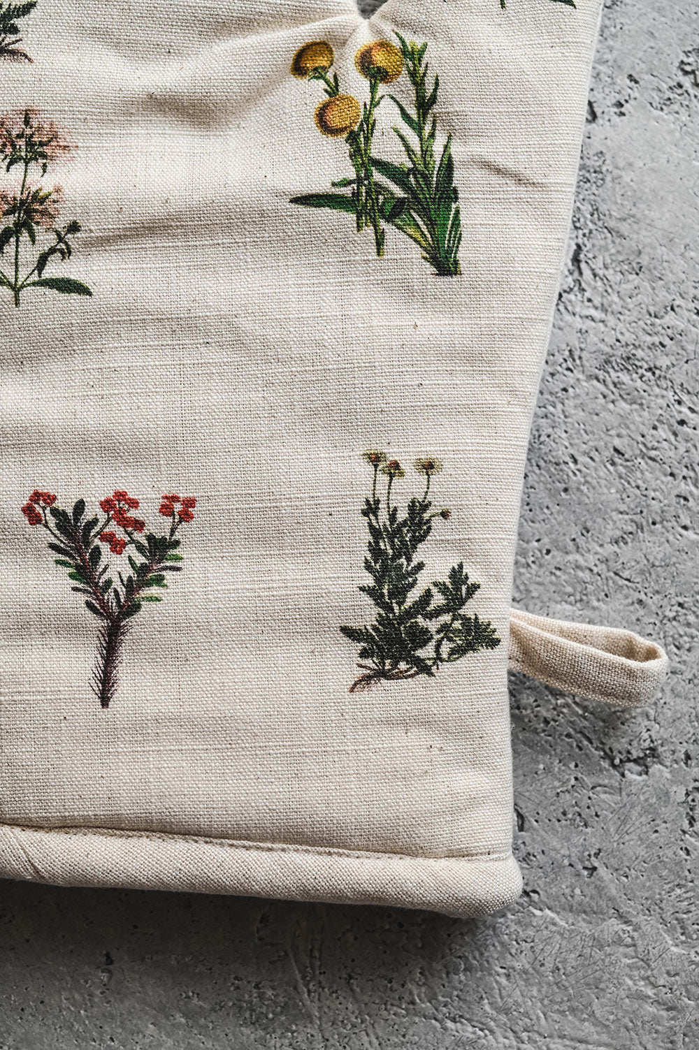 Botanical Cotton Oven Mitt