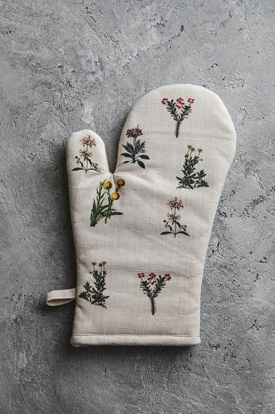 Botanical Cotton Oven Mitt