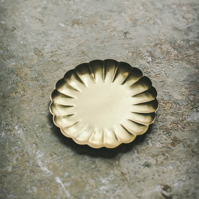 Brass Ripple Tray - Small