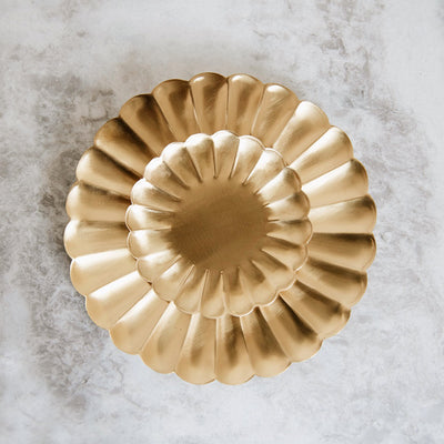 Brass Ripple Tray - Large