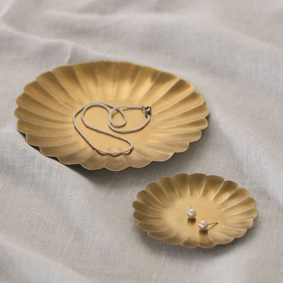 Brass Ripple Tray - Small