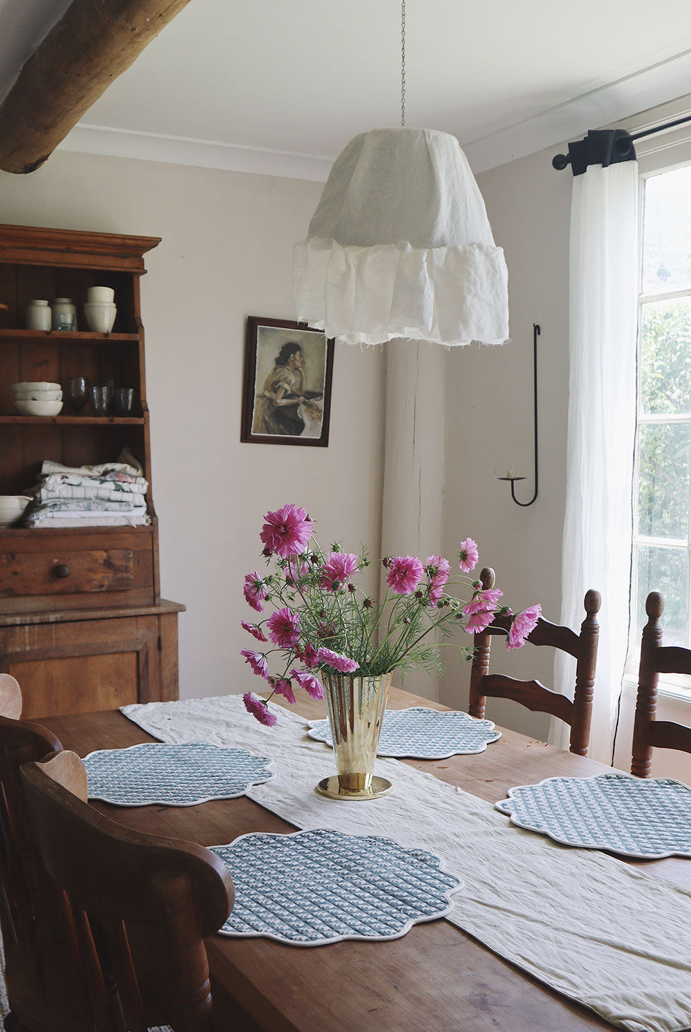 Fluted Sweetgrass Vase