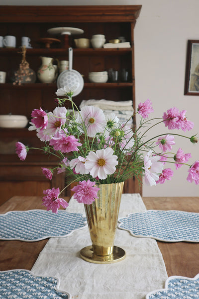 Fluted Sweetgrass Vase