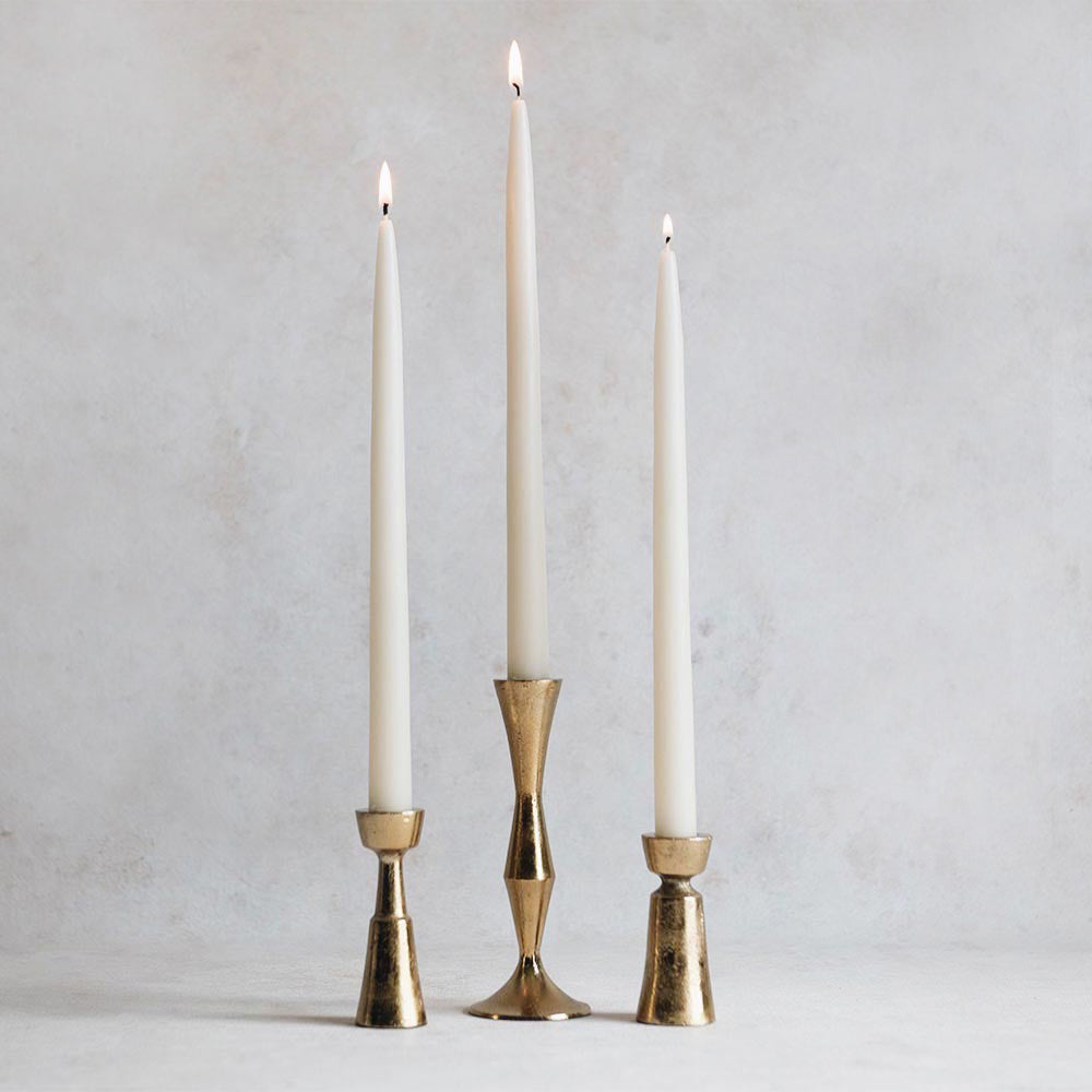 Hand Forged Brass Candlestick - Short