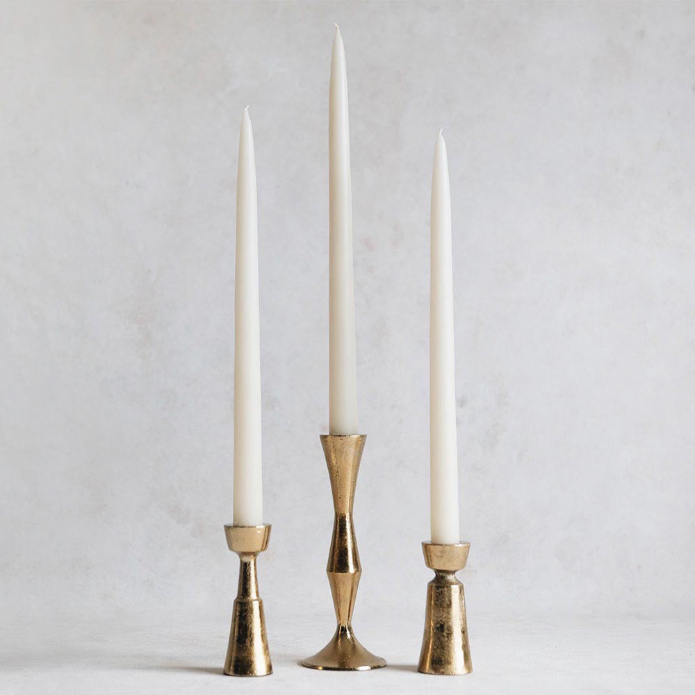 Hand Forged Brass Candlestick - Tall