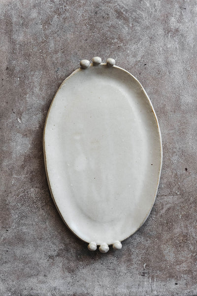 Beaded Ceramic Tray