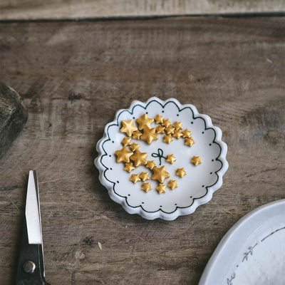 Hand-painted Porcelain Dish - Forest