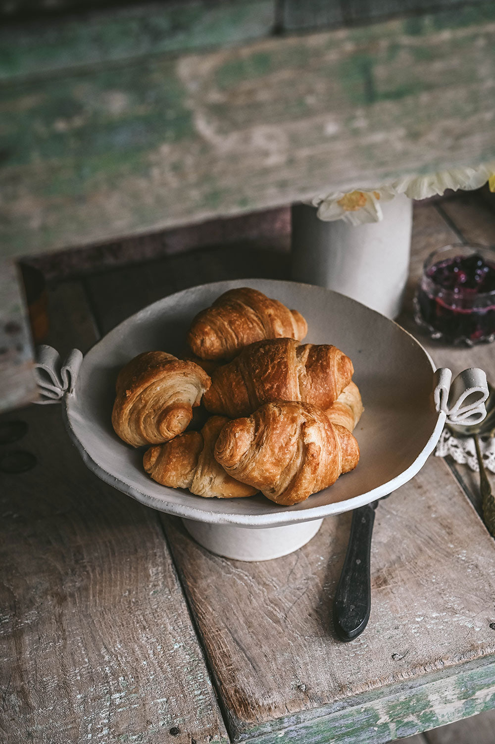 Ceramic Pedestal Bowl