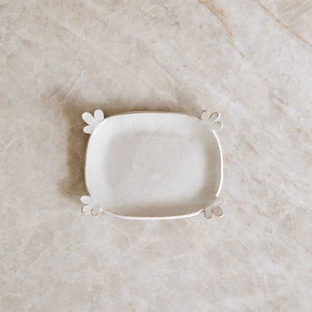 Petal Edge Ceramic Tray - Small