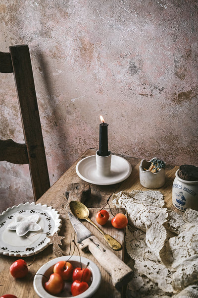 Ceramic Taper Candle Holder