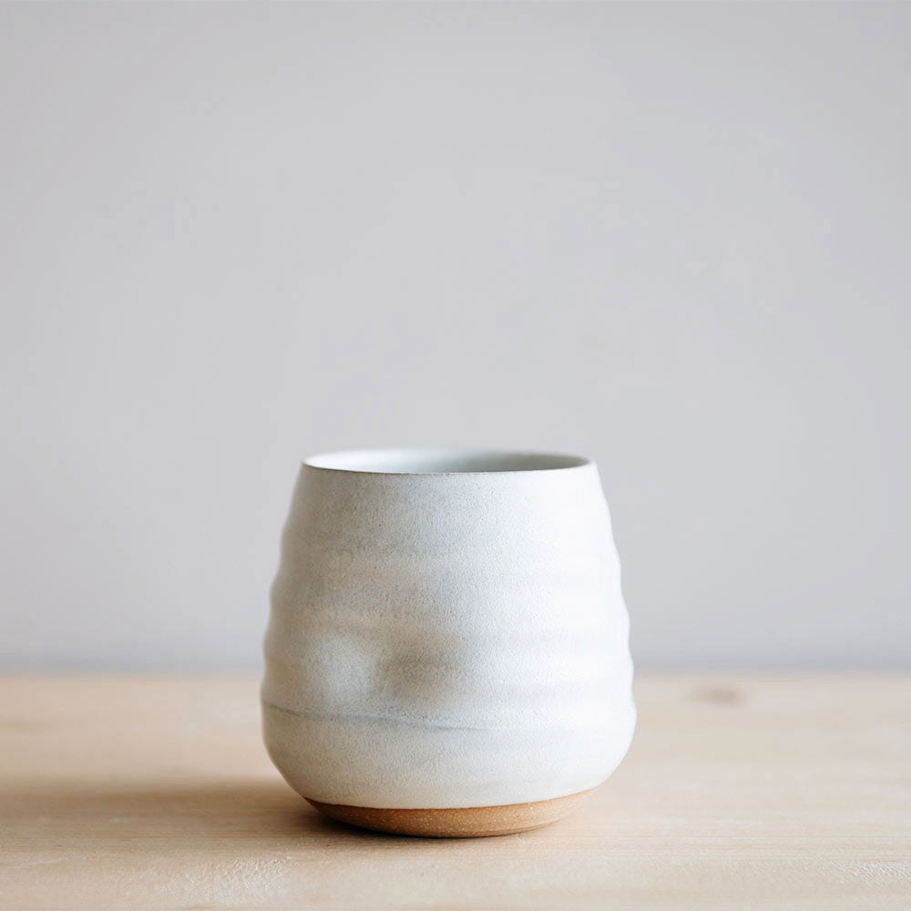 Ceramic Tumbler with Thumb Nook