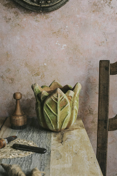 Aged Terracotta Posy Planter