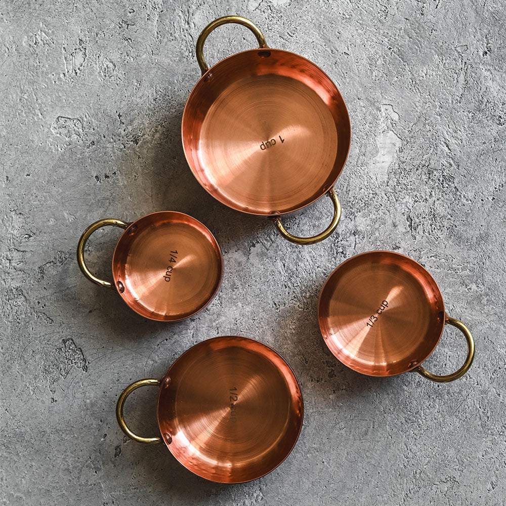 Copper & Brass Measuring Cups