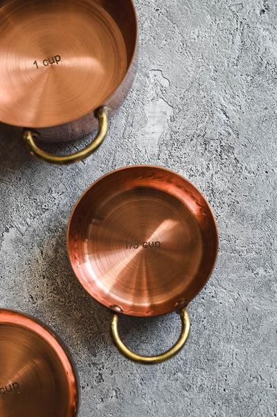 Copper & Brass Measuring Cups