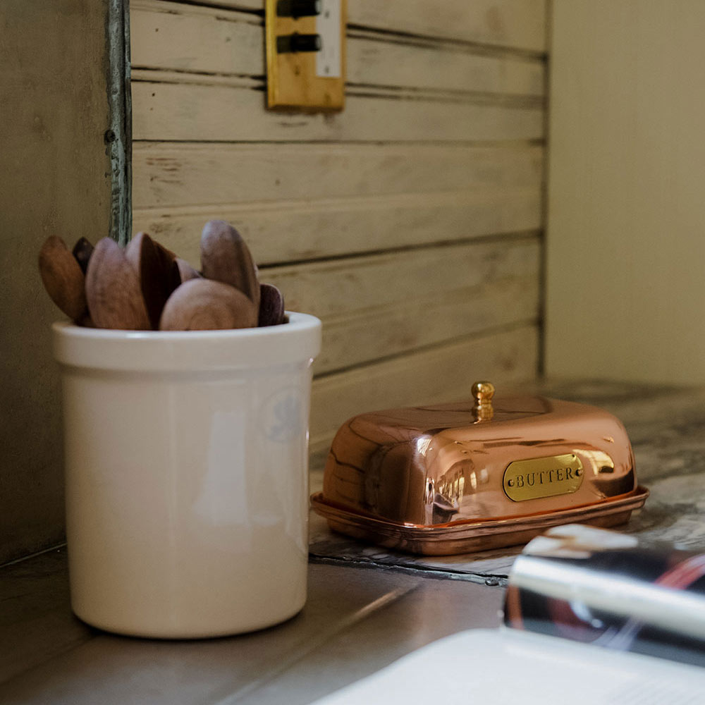Copper Butter Dish