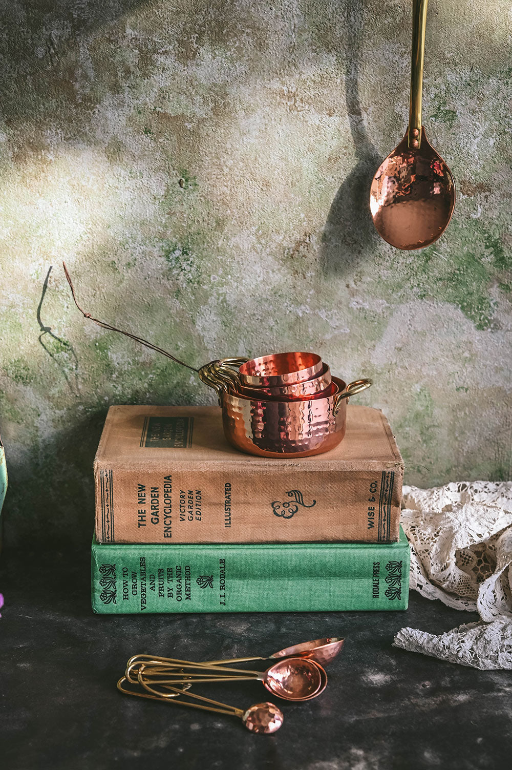 Copper & Brass Mixing Spoon