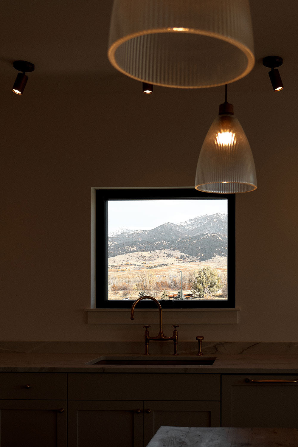 Halo Prismatic Glass Pendant Light