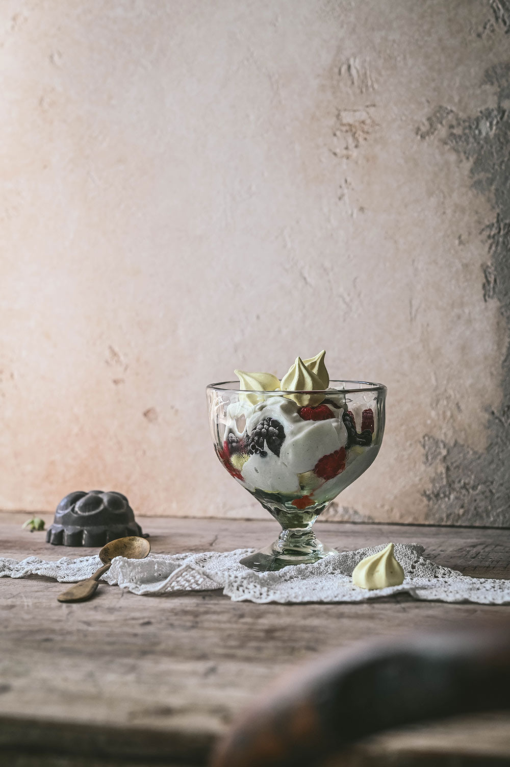 Handblown Parfait Dessert Glass