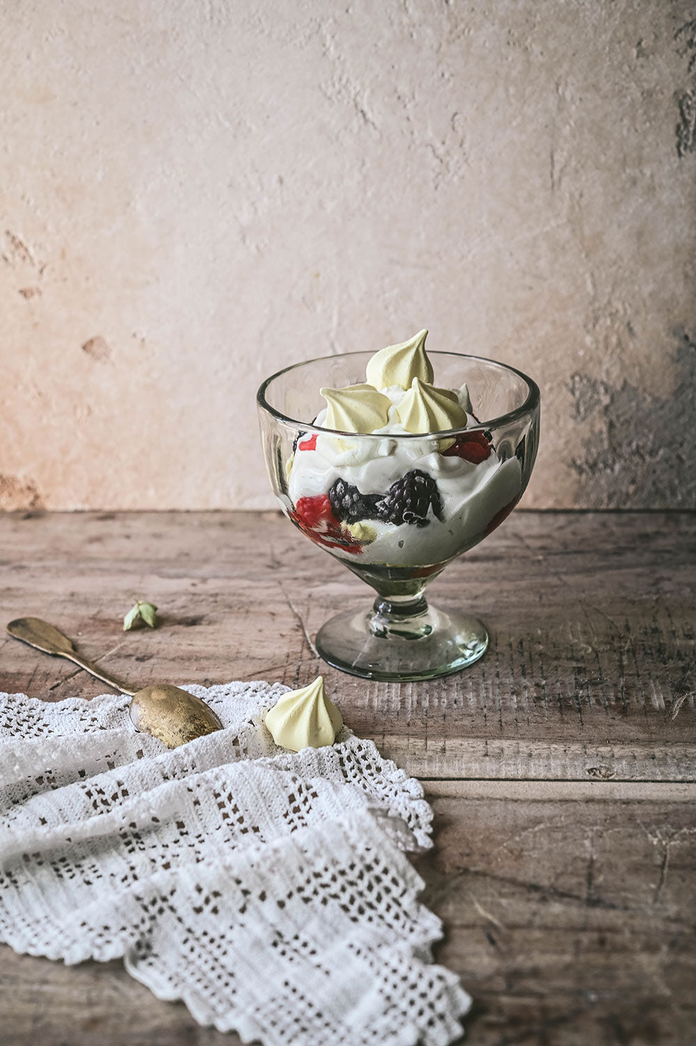 Handblown Parfait Dessert Glass