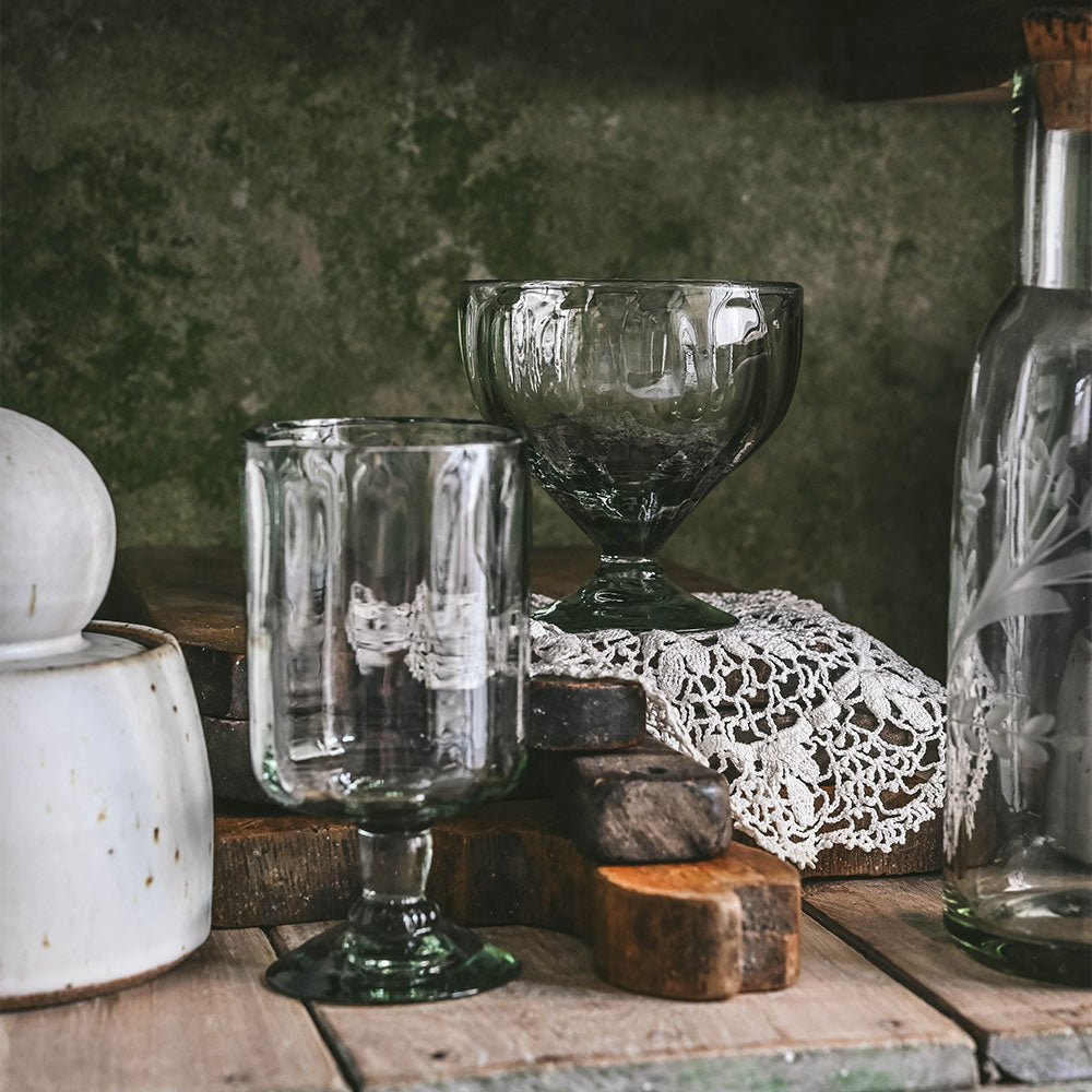 Handblown Parfait Dessert Glass