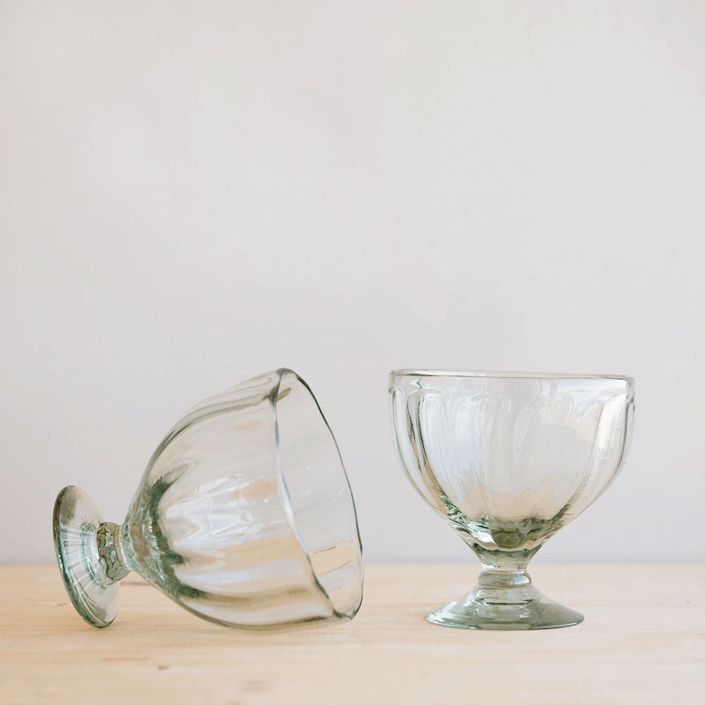 Handblown Parfait Dessert Glass