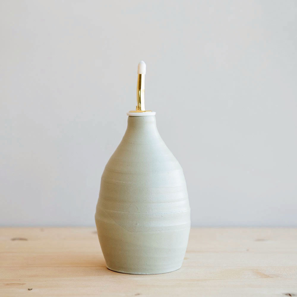 Everyday Ceramic Oil Bottle - Pistachio
