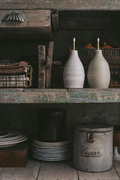 Everyday Ceramic Oil Bottle - Pistachio