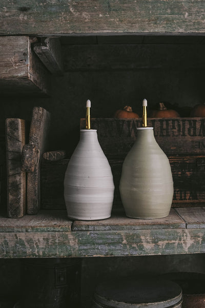 Everyday Ceramic Oil Bottle - Pistachio