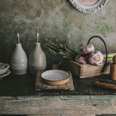 Everyday Ceramic Oil Bottle - Pistachio