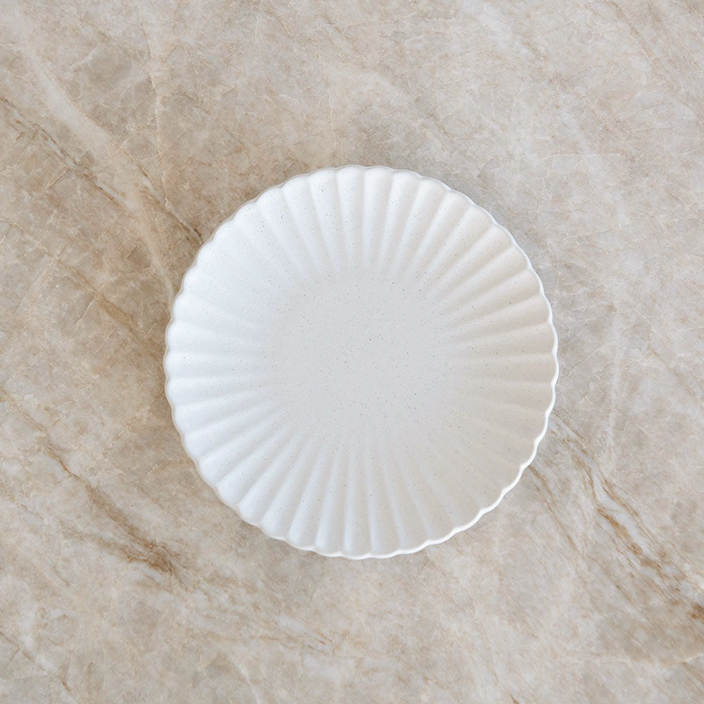 Fluted Ceramic Side Plate