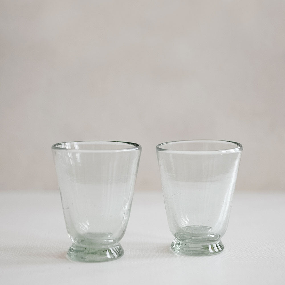 Handblown Petite Footed Glassware