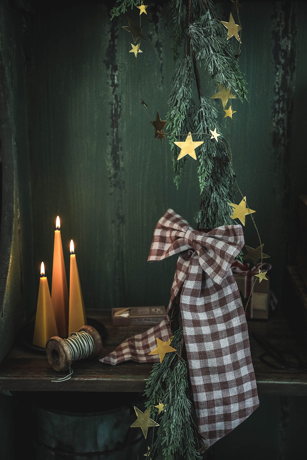 Brass Star Garland