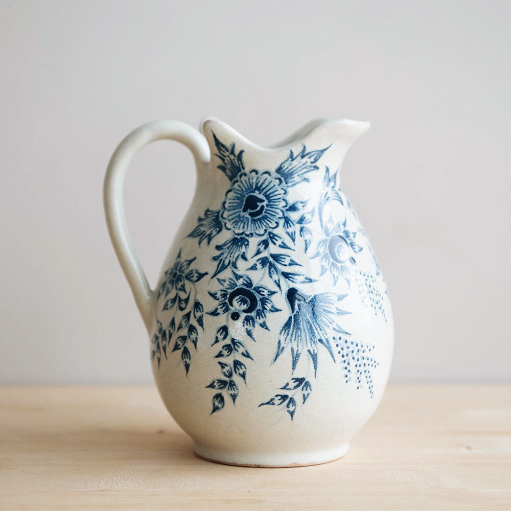 Hand-painted Artisan Pitcher