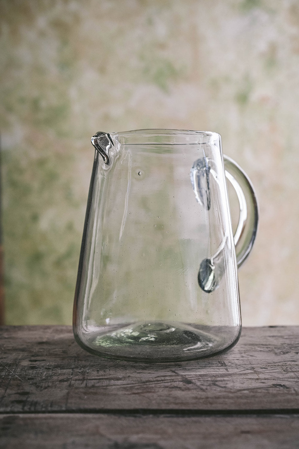 Handblown Glass Pitcher