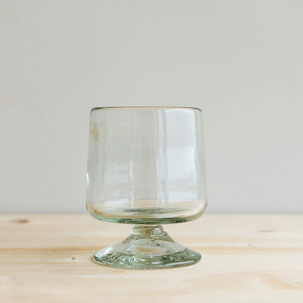 Handblown Short Stemmed Glass Set