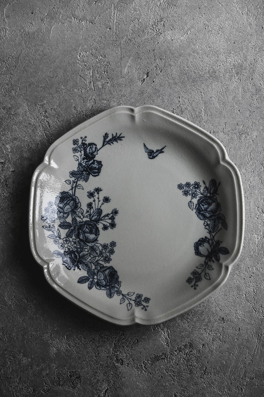 Rose Porcelain Plate