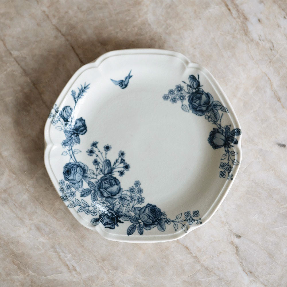 Rose Porcelain Plate - Small