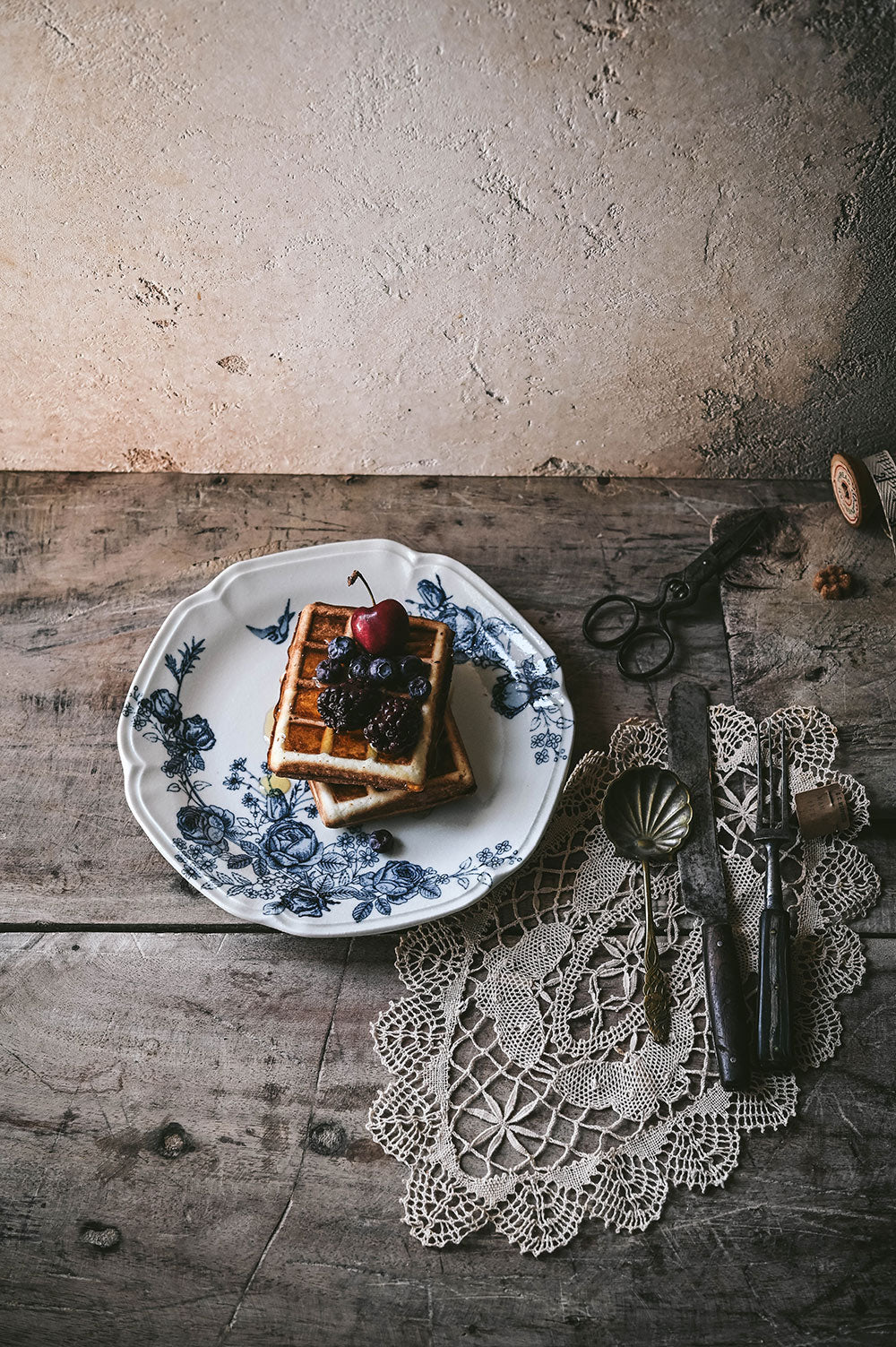 Rose Porcelain Plate - Small