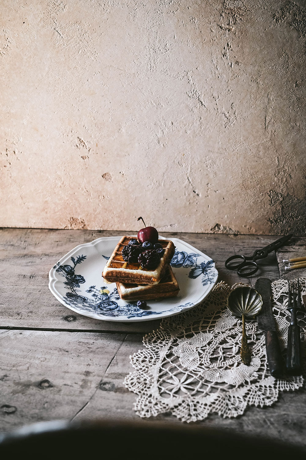 Rose Porcelain Plate - Small