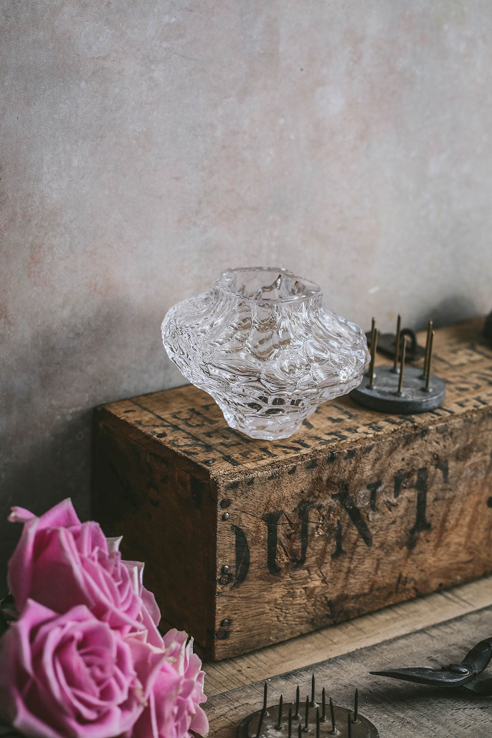 Petite Heirloom Glass Vase