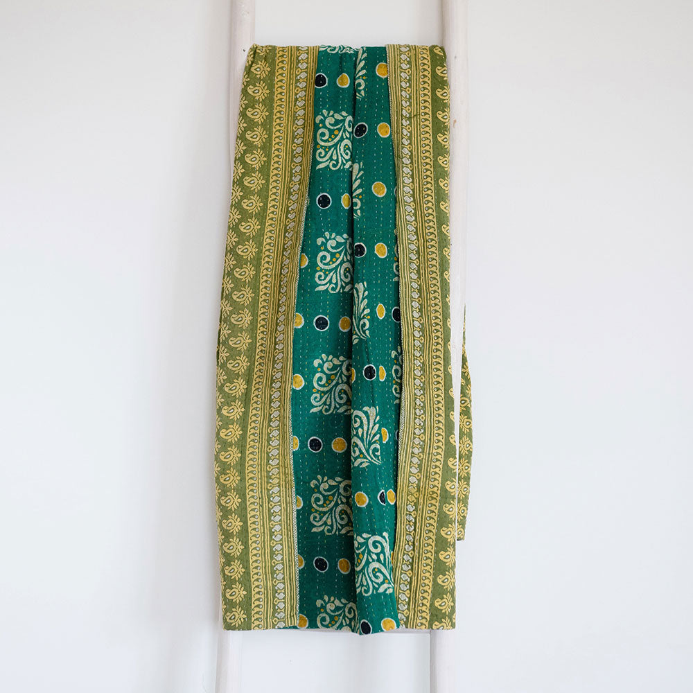One-of-a-kind Kantha Quilt - KT7099