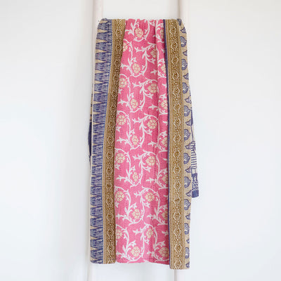 One-of-a-kind Kantha Quilt - KT7101