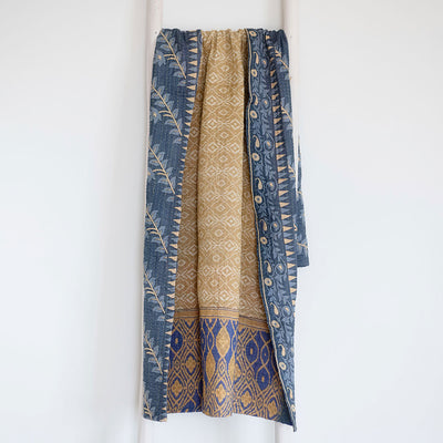 One-of-a-kind Kantha Quilt - KT7102